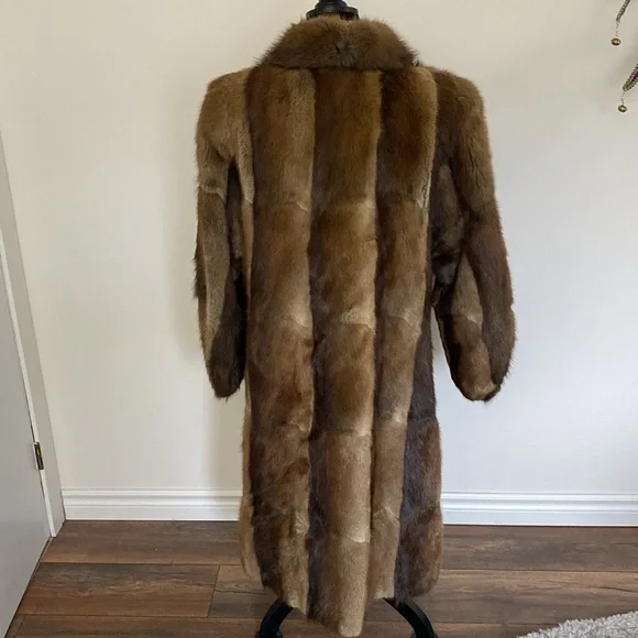 Vintage Long Mink Coat - Picture 3 of 9